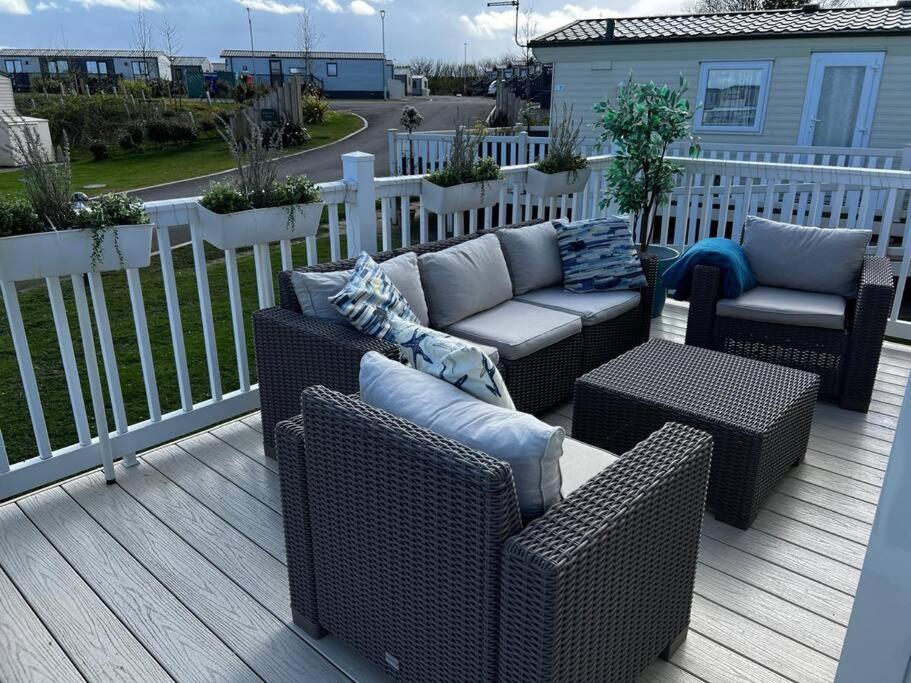 Sandy Bay Caravan Getaway Newbiggin by the Sea Bagian luar foto